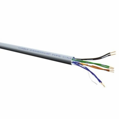 KABEL UTP cat5e DRÁT (1M) - metráž