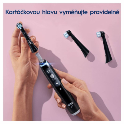 Oral-B iO Ultimate Clean Black Náhradní hlavice, 6 ks