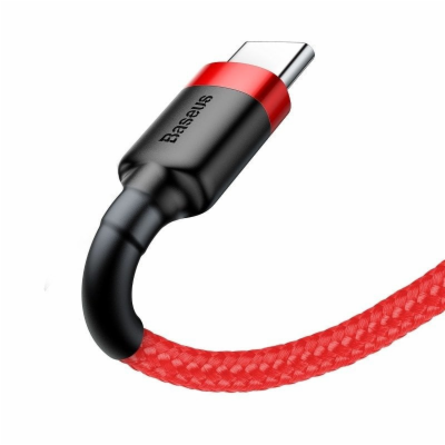 Baseus Cafule kabel USB-C 3A 1m (červený)