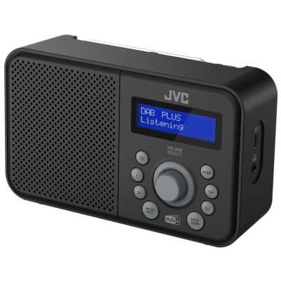 JVC RA-E313B-DAB, černý