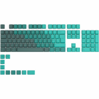 Glorious GPBT Keycaps - 115 PBT Keycaps, ISO, UK-Layout, ...