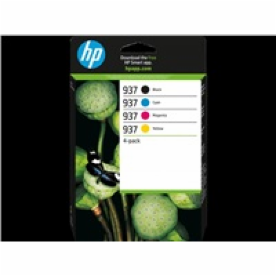 HP 937 CMYK Original Ink Cartridge 4-Pack (1,450 / 800 / ...