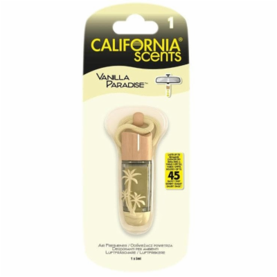 California Scents Hanging Vial Vanilla Paradise - Vanilka