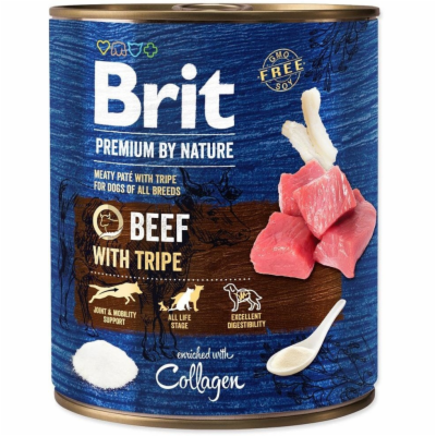 Brit Premium by Nature Beef with Tripes 800g konzerva pro...