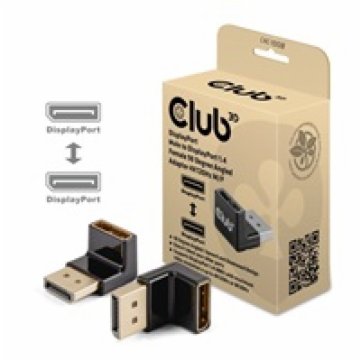 Club3D Adaptér DisplayPort na DisplayPort 1.4, 4K120Hz, 8...