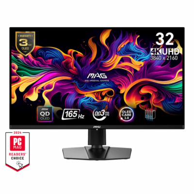 MSI MAG/321UP QD-OLED/31,5"/QD-OLED/4K UHD/165Hz/0,03ms/B...