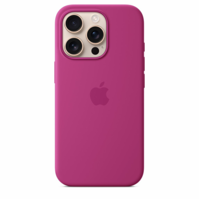 iPhone 16 Pro Silicone Case with MS - Fuchsia