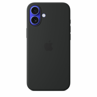 iPhone 16 Plus Silicone Case with MS - Black