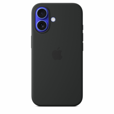 iPhone 16 Silicone Case with MS - Black