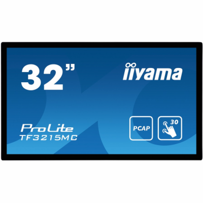 32" iiyama TF3215MC-B2: FHD,30P,VGA,HDMI,24/7