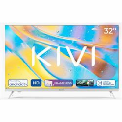 KIVI - 32 , HD, AndroidTV 11, Bílá, 1366x768, 60 Hz, rep....