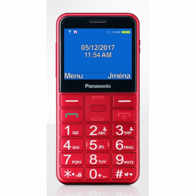 Panasonic KX-TU155EXRN mobilní telefon pro seniory -barev...