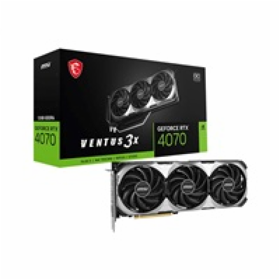 MSI VGA NVIDIA GeForce RTX 4070 VENTUS 3X E1 12G OC, 12G ...