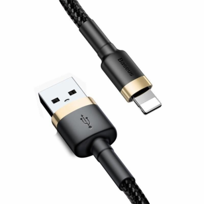 Baseus datový kabel Cafule USB/Lightning 3m 2A černo-zlatý