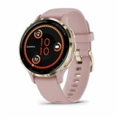 Garmin Venu® 3S, Nerezová luneta Soft Gold, pouzdro Dust ...