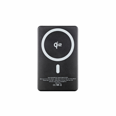 ER POWER Qi2 Dual PowerBank 5000mAh with USB-C - Space Gray