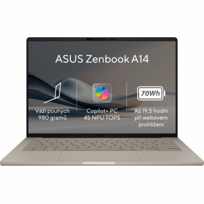 ASUS Zenbook A14/UX3407QA-OLED305W/SD-X1-26-100/14"/WUXGA...