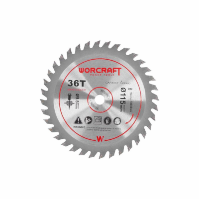 Kotouč pilový TCT pro pokosové pily 115mm 36T WORCRAFT CM...