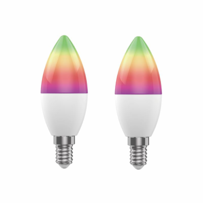 Smart LED žárovka E14 5W RGB CCT WOOX R9075/2pack WiFi Tu...