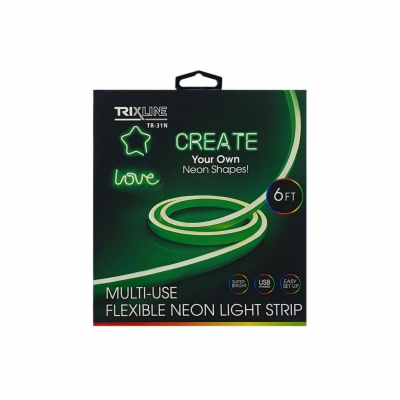 LED pásek USB TRIXLINE TR-31N 1,8m zelený neonový