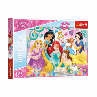 Puzzle TREFL Disney Princess - Šťastný svět princezen 200...