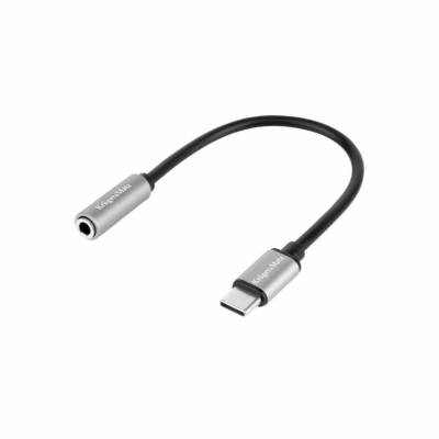 Adaptér USB-C na JACK 3,5mm (pro poslech hudby) KRUGER & ...