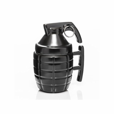 Hrnek GADGET MASTER Grenade Mug with PIN Black