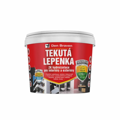 Tekutá lepenka DEN BRAVEN šedá 21kg