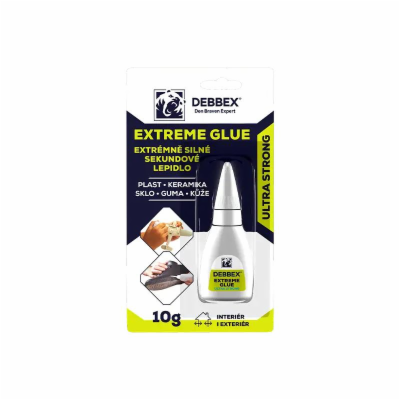 Lepidlo vteřinové DEBBEX EXTREME GLUE 10g