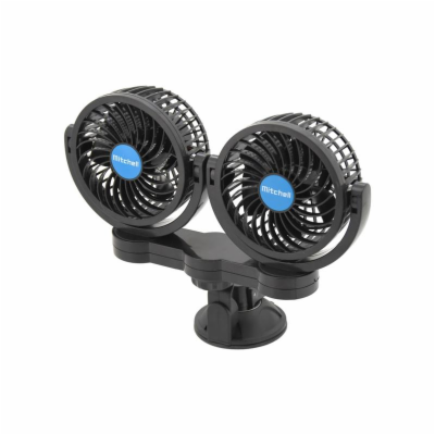 Ventilátor MITCHELL 07222 DUO na přísavku 12V