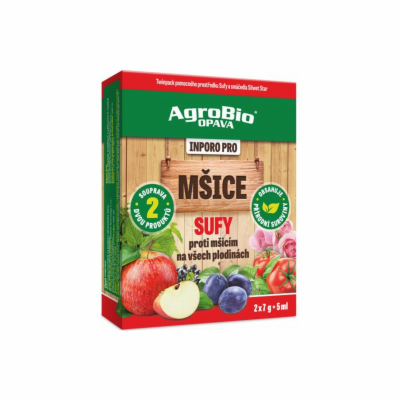 Přípravek proti mšicím AGROBIO Inporo Pro Sufy 2x7g+5ml