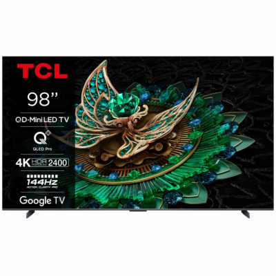 TCL 98C765 SMART TV 98" QLED/4K UHD/Mini LED/144Hz/4xHDMI...