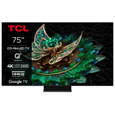 TCL 75C765 SMART TV 75" QLED/4K UHD/Mini LED/144Hz/4xHDMI...