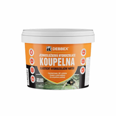 Hydroizolace KOUPELNA DEBBEX hnědá 2,5kg