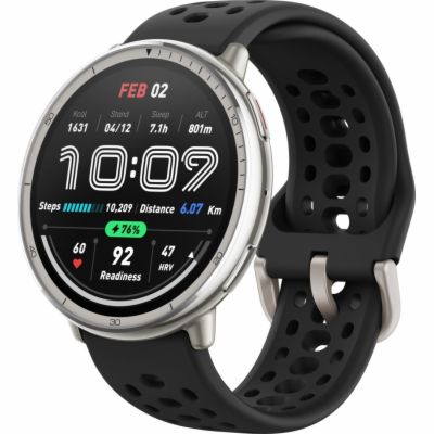 Amazfit Active 2 silikonový náramek, černá