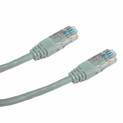 DATACOM Patch kabel UTP CAT6 0,25m šedý