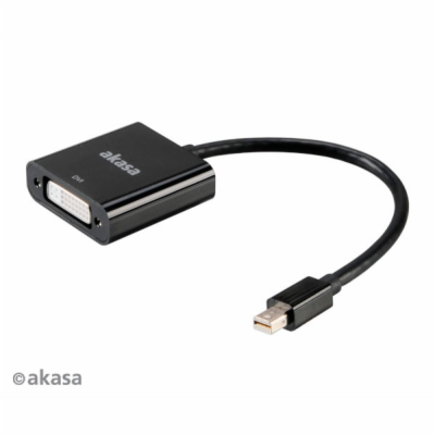 AKASA adaptér Mini DisplayPort na DVI passive, 20cm