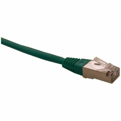 Patch cord FTP cat5e 0,25M zelený