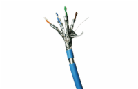 Datacom 1215 F/FTP drát CAT6A LSOH, Eca, 500m, modrý DATACOM F/FTP drát CAT6A Eca LSOH 500m cívka modrý