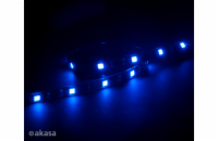 AKASA LED pásek Vegas M / AK-LD05-50BL / 15x LED / 10x magnet / 12V / 50cm / 4-pin / modrý