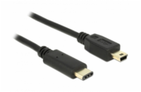 Delock Kabel USB Type-C™ 2.0 samec > USB 2.0 typ Mini-B samec 2,0 m černý