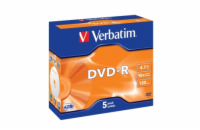 VERBATIM DVD-R AZO 4,7GB, 16x, jewel case 5 ks