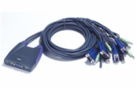 ATEN KVM switch CS-64U USB 4 PC mini, 1,8 metru