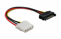 Delock Power Adapter SATA 15-pin samec na Molex samice 4-pin, 12cm