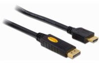 Delock kabel DisplayPort samec na HDMI samec, délka 5m (82441)