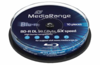 BD-R MediaRange Blu-ray 50GB 6x (10pack) printable