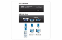 ATEN Video rozbočovač 1 PC - 2 VGA 450 MHz