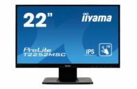 22" LCD iiyama T2252MSC-B1 -IPS, FullHD, repro, VGA, HDMI, DisplayPort, USB, kapacitní multidotykový