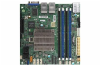 Supermicro MBD-A2SDI-8C-HLN4F-O SUPERMICRO mini-ITX MB Atom C3758 (8-core), 4x DDR4 ECC DIMM, 12xSATA, 1x PCI-E 3.0 x4, 4x 1GbE LAN, IPMI