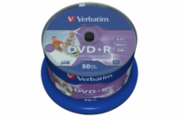 VERBATIM DVD+R 4,7GB/ 16x/ printable Non ID/ 50pack/ spindle